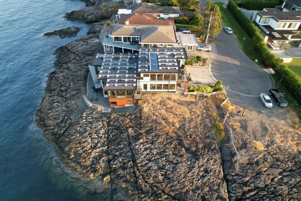 Solar technology on Vancouver Island, BC